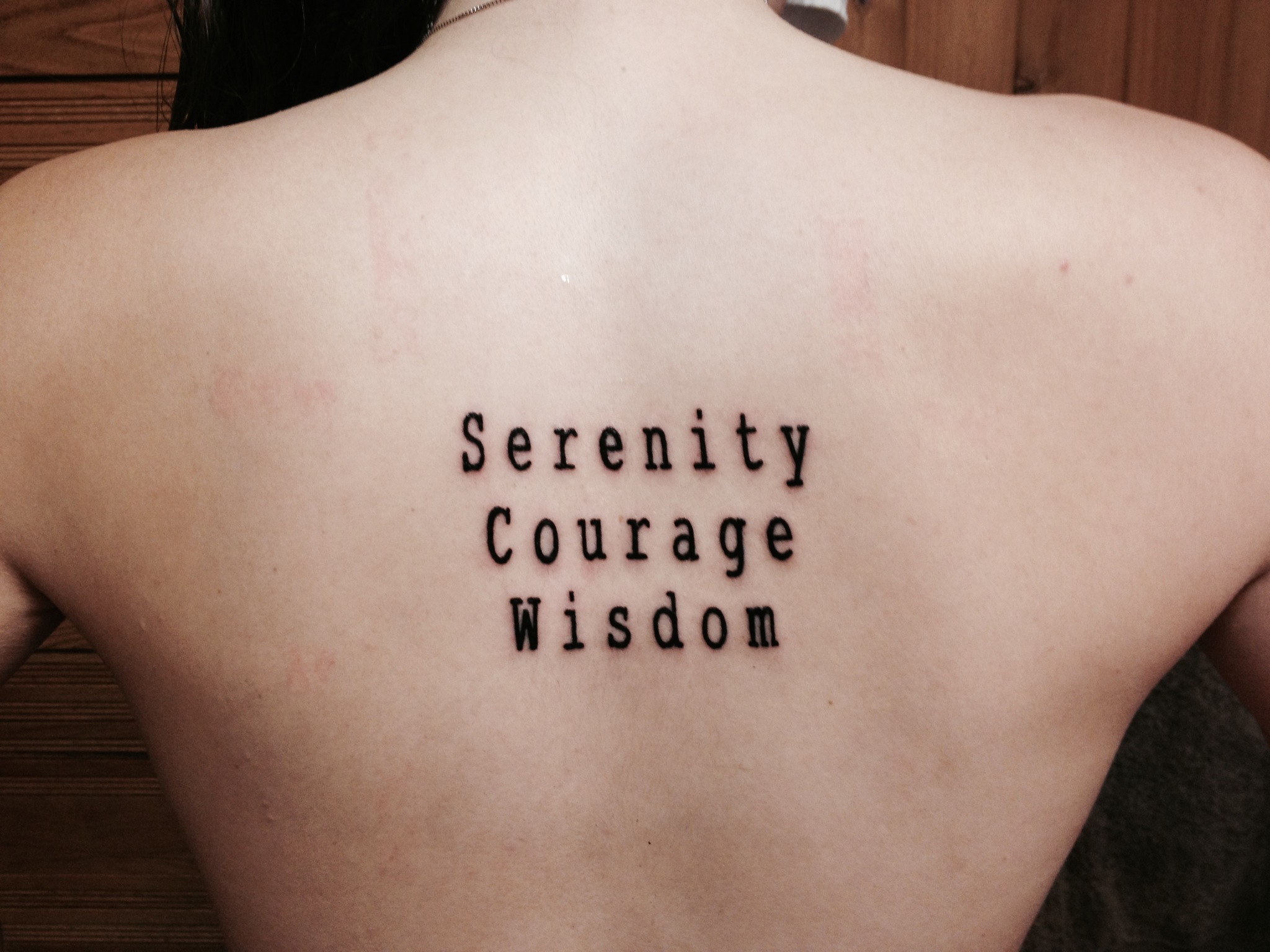 Serenity Prayer Tattoo  Inked World  Tattoo Magic